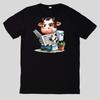 T-Shirt Lustige Tiere auf der Toilette Lustig Cartoon