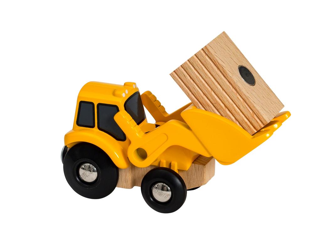 BRIO Loader for ages 3 and Wooden Gift 33436, up. [Toy, Toy, Locomotive, Car, (Birthday/Christmas)]