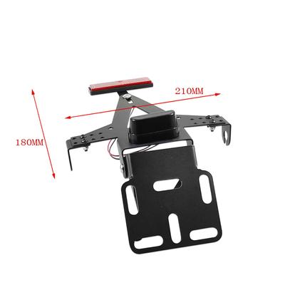 Motocykl ramka pod tablicę rejestracyjną z regulowanym kątem uchwyt na tablicę rejestracyjną motocykla wspornik metalowy