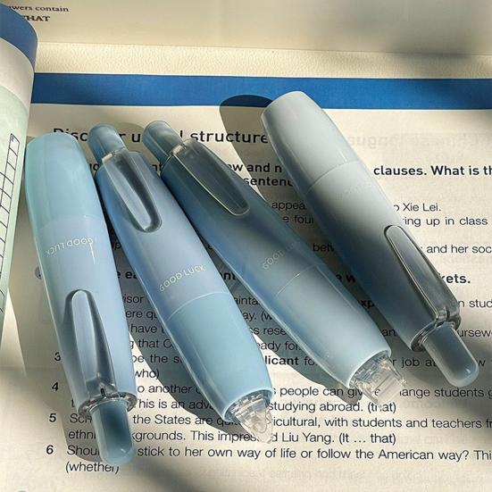 4Pcs Double Sided Application Adhesive Pens Instant Tape Pens Easy Bonding Glue Stick Roller Portable