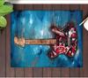 Guitar Rug Music Room Decor Non-Slip Cotton Surface Home Living Room Bedroom Decoration Carpet