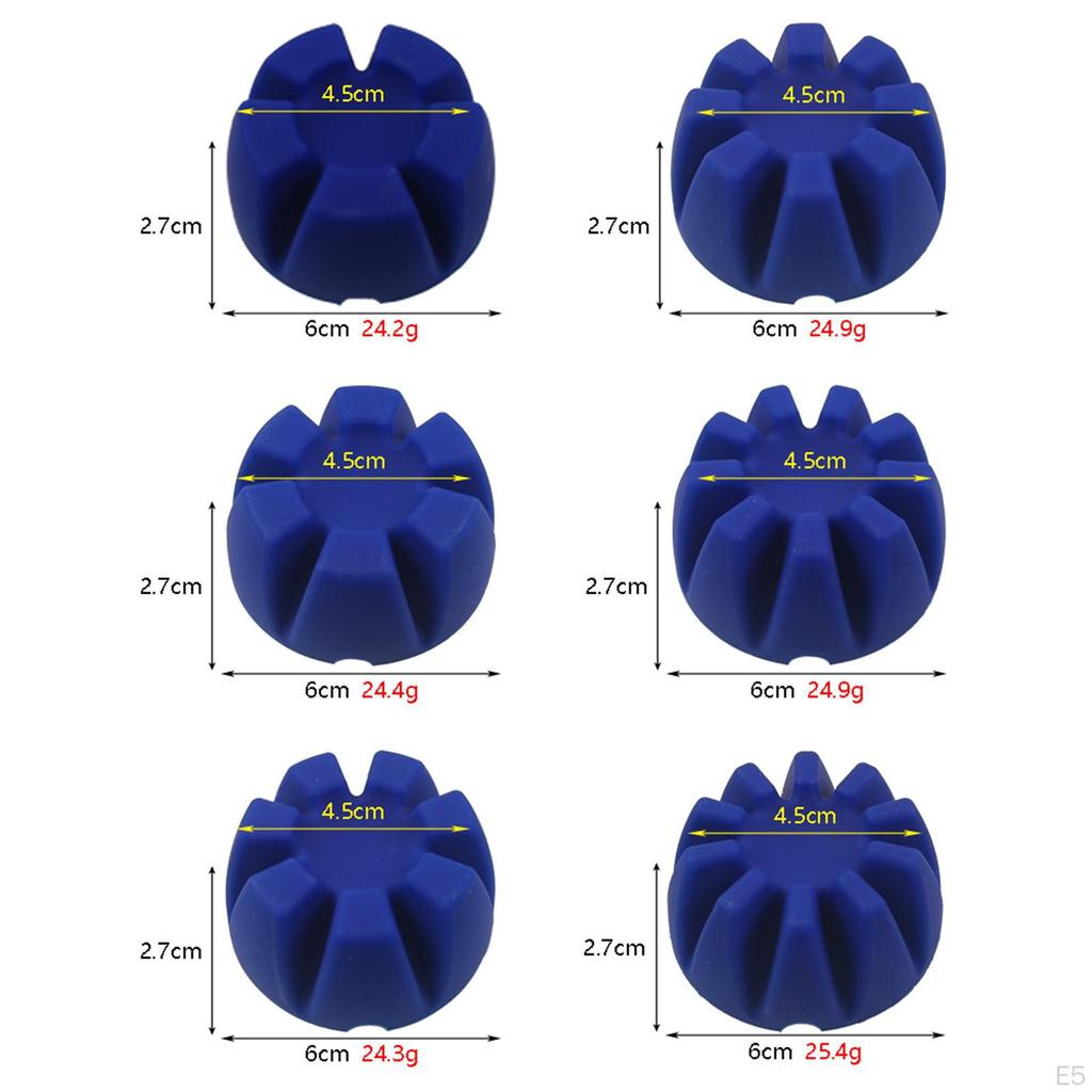 6 Pcs Reusable Flower Base Silicone Models Epoxy Resin Pouring Candle Making Crafts Handmade Cup