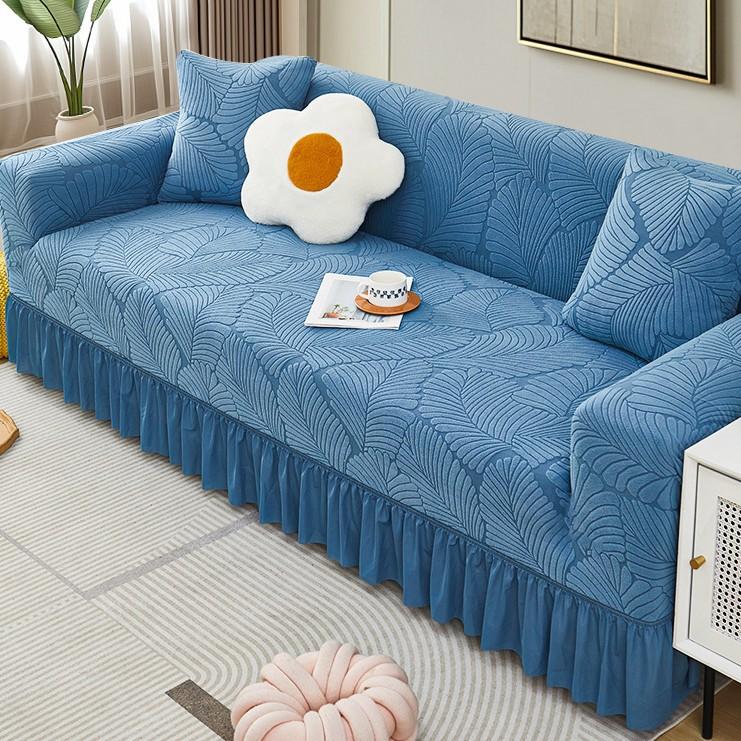 Skirt Protection Sofa Cover All Purpose Cover  Universal Type Straight Row Three Seater Sofa Cover New Cover Fabric