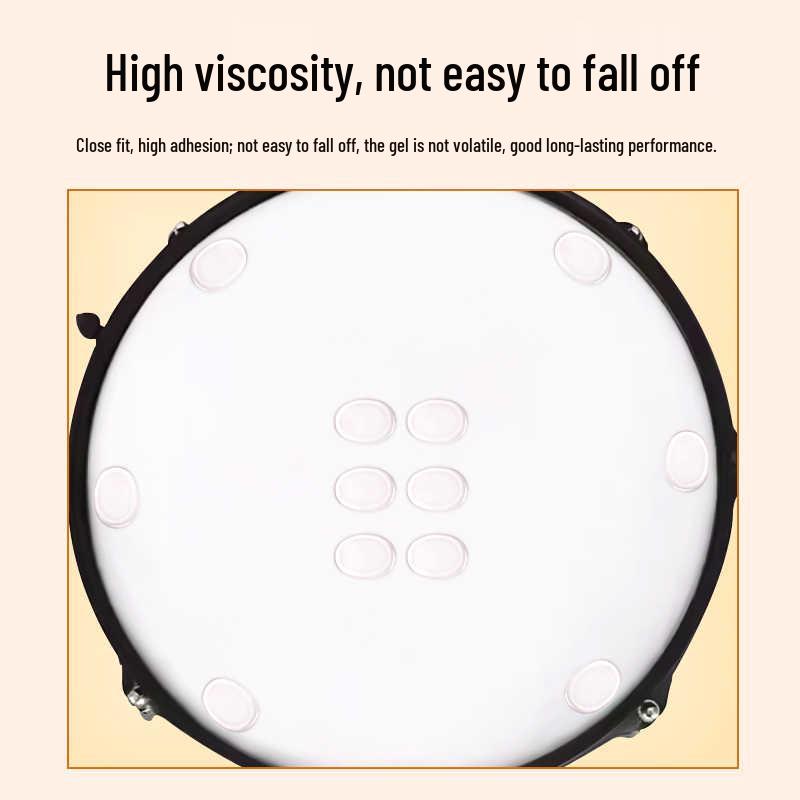 Silicone Vibration Damping Anti-Slip Bass Drum Mute Pad