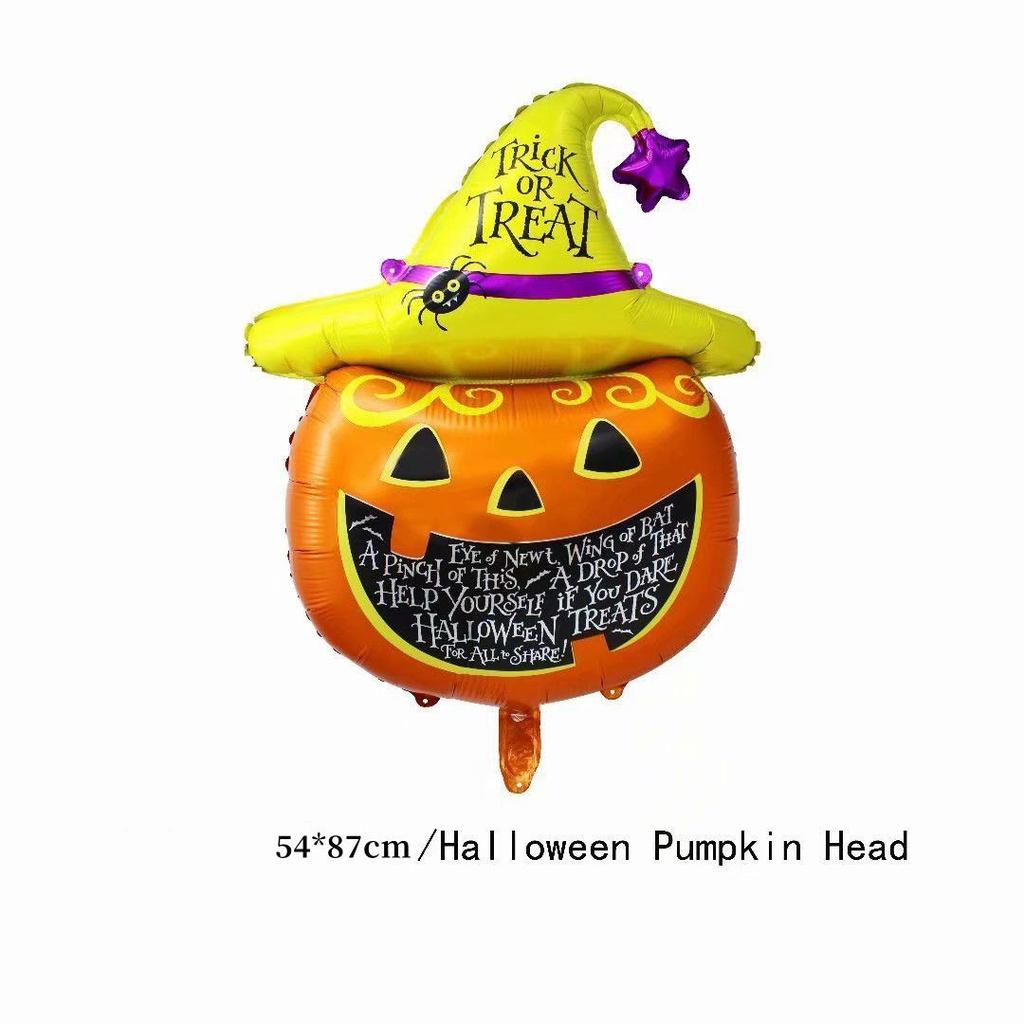 Halloween Decorations Spider Foil Balloon Toy Bat Ball Halloween Party Supplies