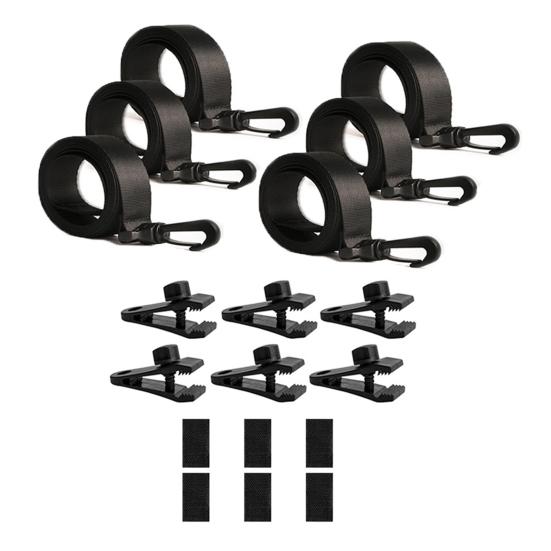 

Комплект ремней для покрытия бассейна Комплект для крепления катушки солнечного покрытия для бассейна 6 ремней с крючками Зажимы и застежки-липучки Закрепите солнечные одеяла на катушках для Sets