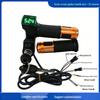 Green Screen Electric Vehicle Throttle Twist Grip with Voltage Display