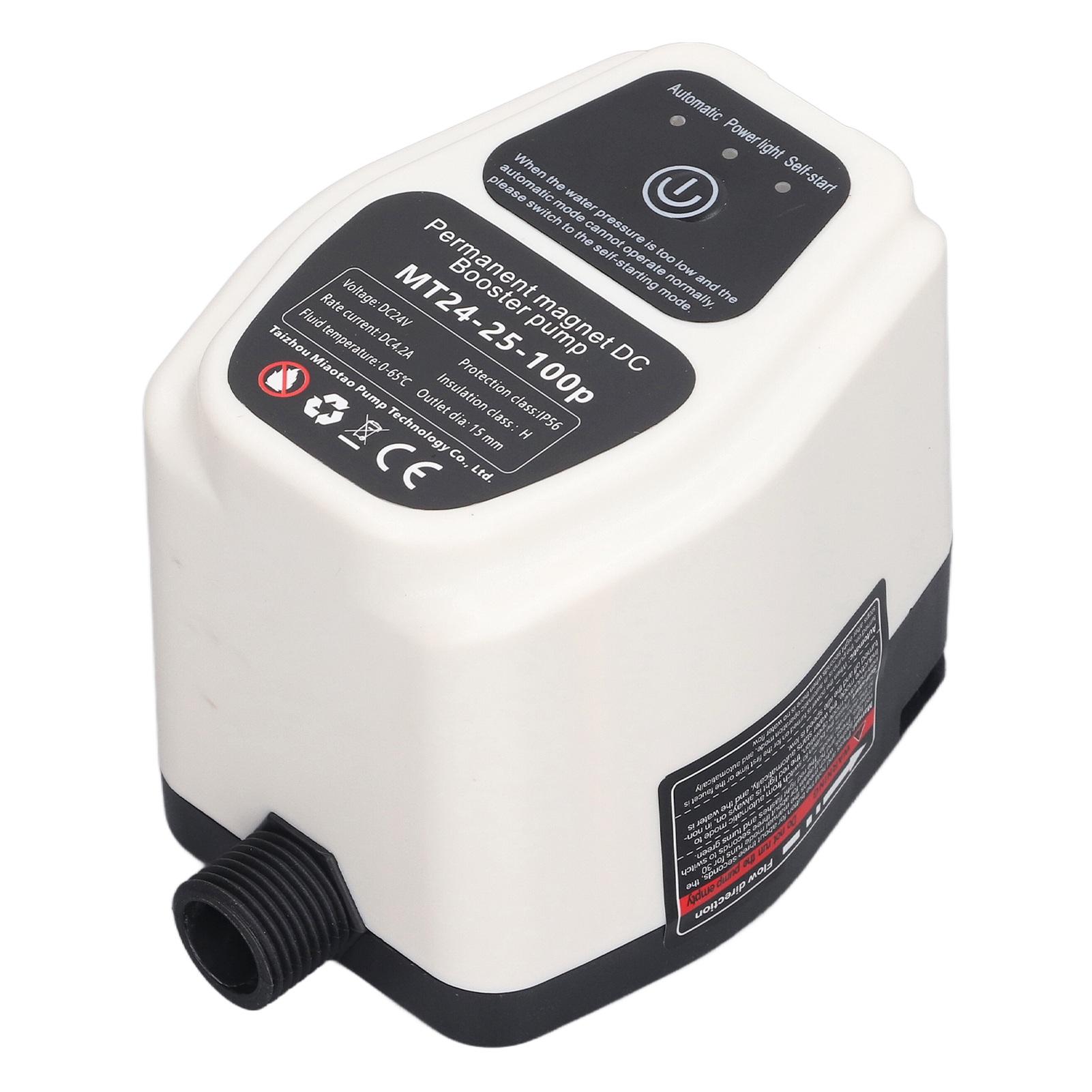 Pompa 100W 24V 25L Pełna Automatyczna Inteligentne Czujniki Cicha Pompa Zwiększająca Ciśnienie Wody