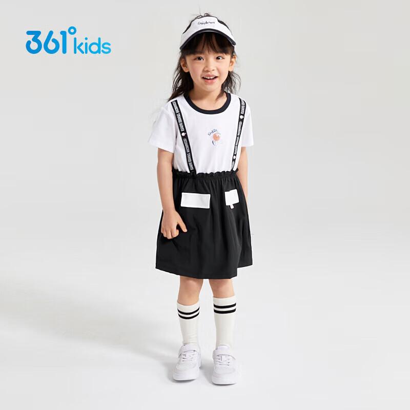361° Girls  Cartoon Short-Sleeve Suspender Dress 130