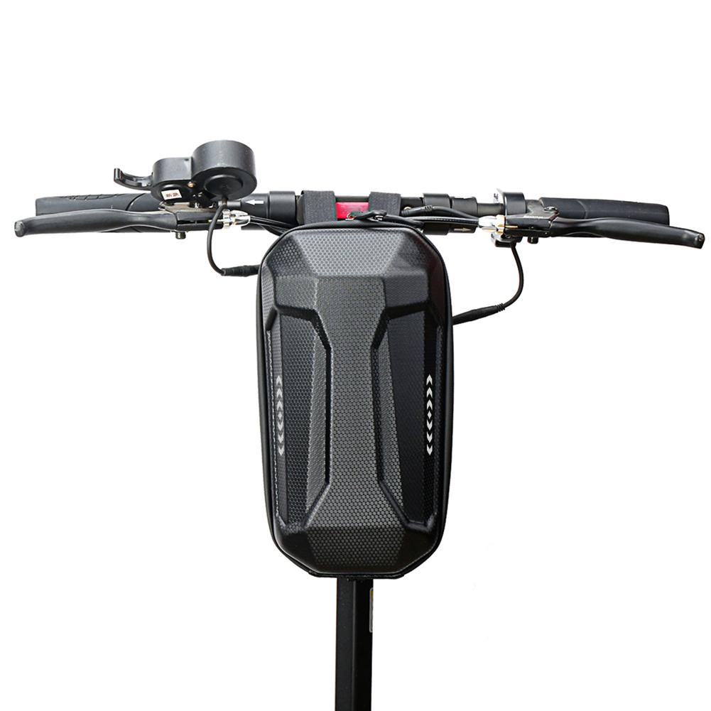 Scooter Front Bag Universal Electric Scooter Head Handle Bag PU EVA Hard Shell Bag for M365/M365 PRO/M365 PRO 2