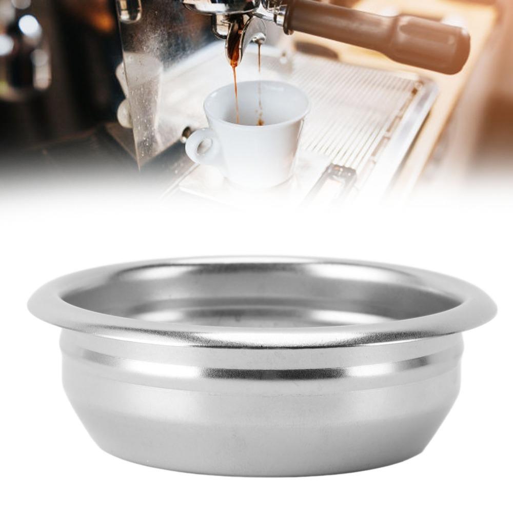 2pcs set Stainless Steel Espresso Filter Basket 58mm Replacement Filter Basket Coffee Making