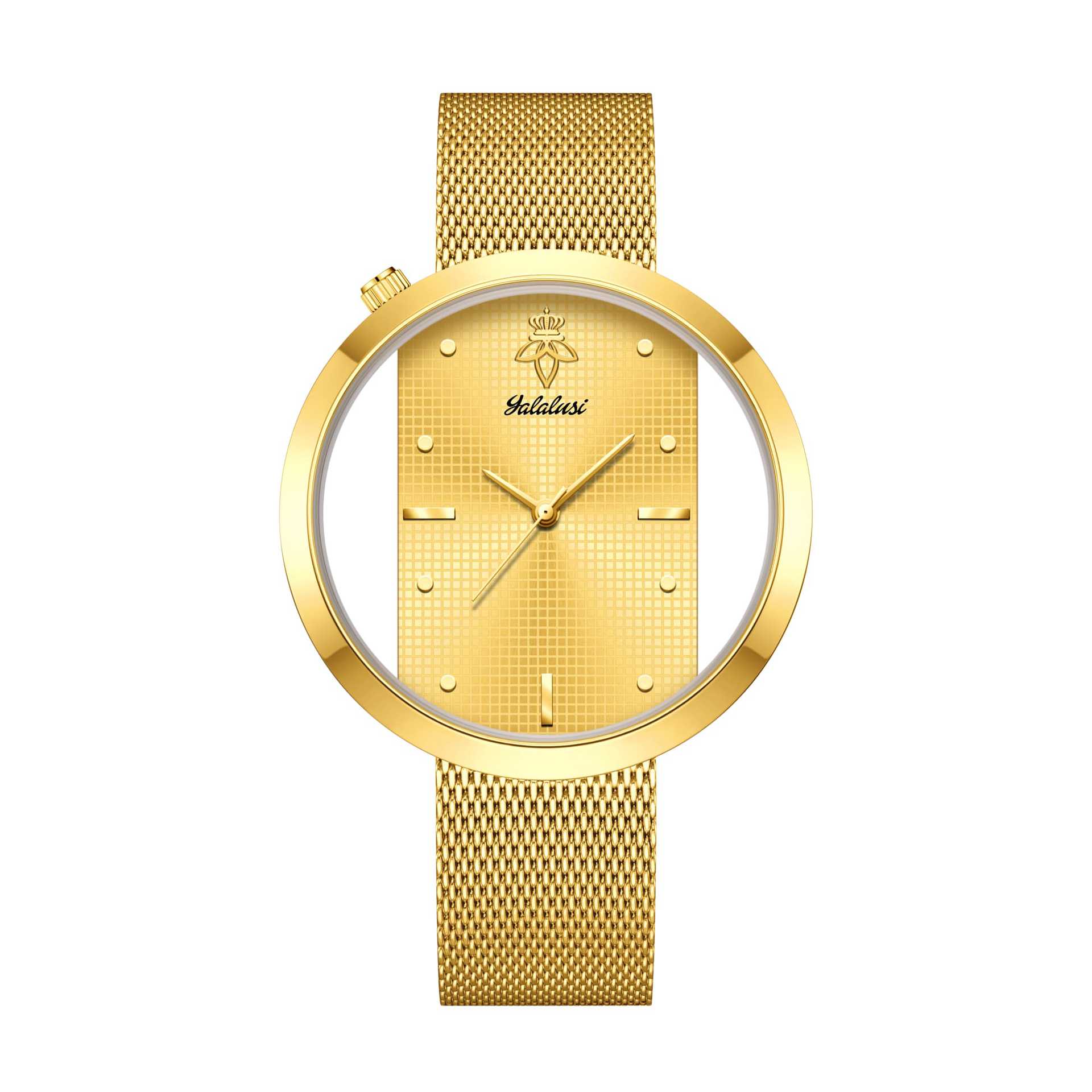 Yalalusi Fashion Trend Personality Hollow Ladies Watch Couple Watch Quartz Women S Watch