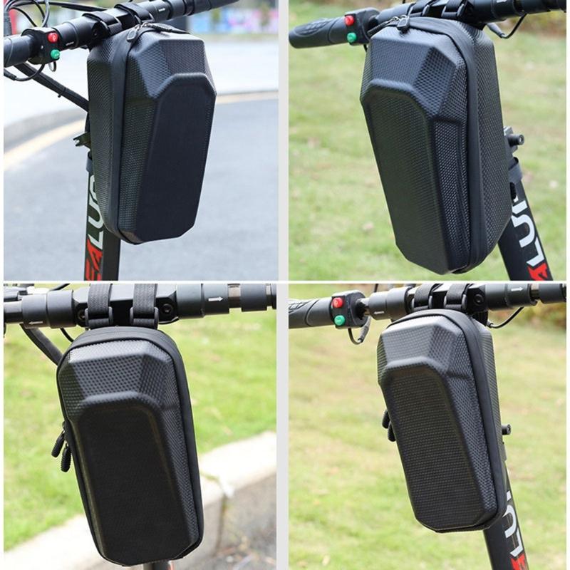 Large Capacity Electric Scooter Front Bag Waterproof Storage Bag Stable Handlebar Bag for Electric Scooter/Bike/Bicycles