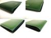 Authentic Salvatore Ferragamo Logo Green and Black Leather Bifold Wallet #a638 Open Box