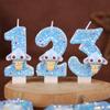 Numbers Birthday Candles Cake Party Handmade Numbers Candles Blue