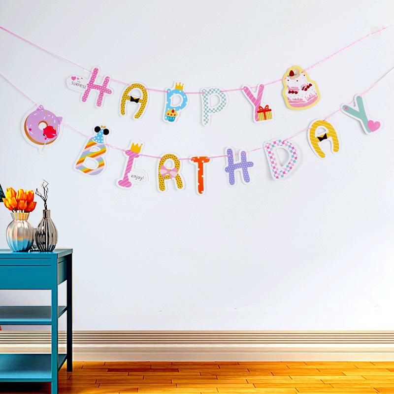 New Style Astronaut Cartoon Birthday Party Banner