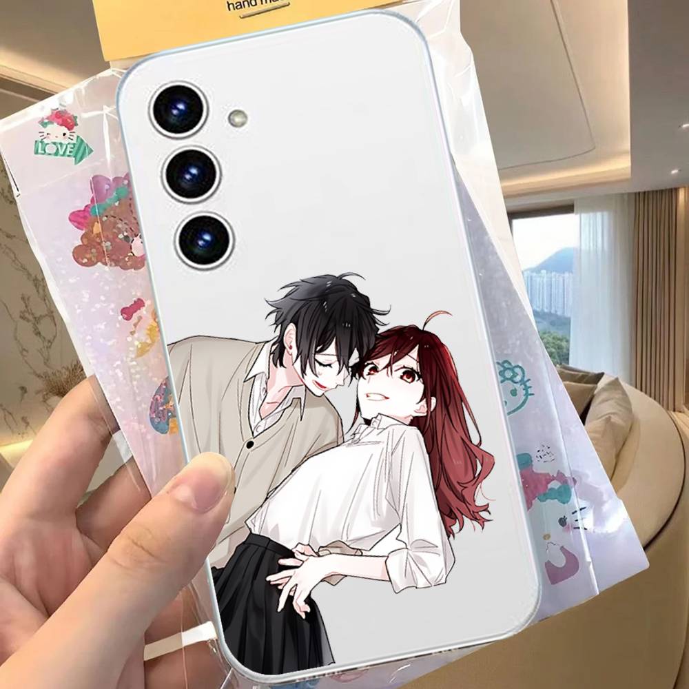 Cute Anime Horimiya For Samsung Galaxy A52 A12 A51 S21 Edge S22ULTRA S23 S20LITE Plus Ultra Transparent Cover