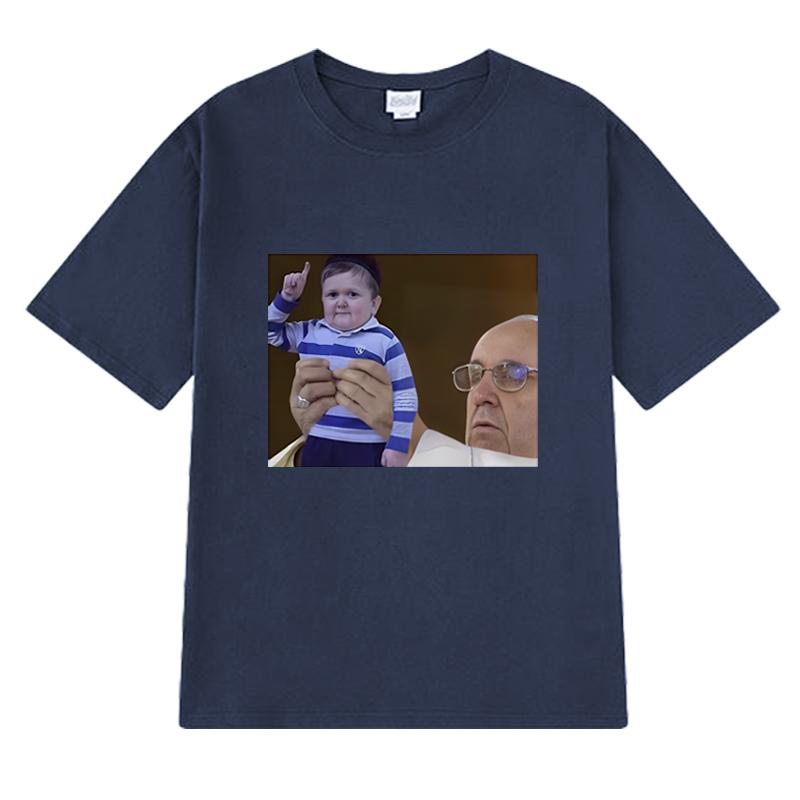 New In Funny Hasbulla Fighting Meme Graphic T Shirts Men Women Oversized Short Sleeve T-shirt Unisex Black 100% Cotton Clothing