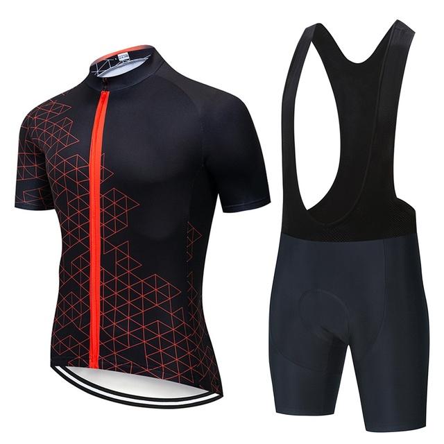 Cycling Jersey Set Men's Cycling Set 2024 Summer Outdoor Sport Bicycle Wear Clothing Breathable Bike Clothes MTB Cycling