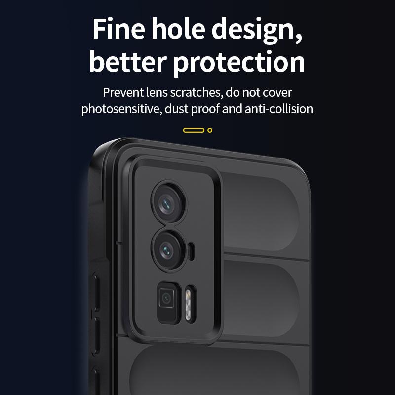 For Poco F5 Pro Case Cover Poco F5 Pro Capa New Shockproof Rubber Armor Bumper Back Soft TPU Fundas Xiaomi Poco F 5 F5 Pro Cover