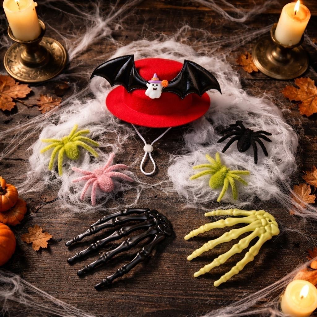 Halloween Costume Set with Hat Accessories for Adult Party Dress Up