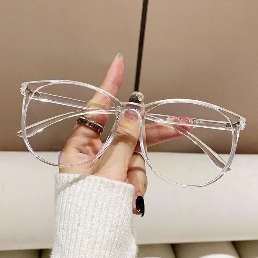 10PCS Fashion Oval Glasses Anti Radiation Retro Eyeglasses for Woman Men Anti Blue Light Eyewear