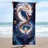 Dragon Design Extra Large Microfiber Beach Towel, Highly Absorbent for Beach Pool Diving Surfing Yoga
