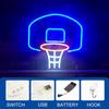 Basketballkorb Neonschild für Raumdekoration Schlafzimmerwand Basketball Neonschilder Cooles Neonschild für Raum Schlafzimmer Geschäft Weihnachts-Geburtstags-Schilder Kindergeschenk