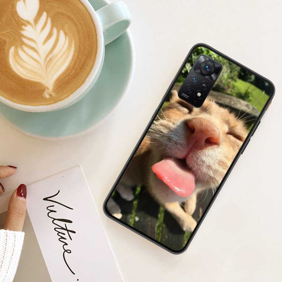 Haustier Katze Lustige Memes Handyhülle Für Redmi 13C 14C Note 13 14 Pro 5G Plus 12 12C 10 10A 10C 9 9A 9C 9T 8 8A K70 Pro Xiaomi Hülle S