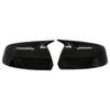 For Mercedes Benz W245 W169 A160 2008-2012 Car Side Rearview Mirror Cover Glossy Black/Carbon Fiber Look Rear View Case Trim Cap