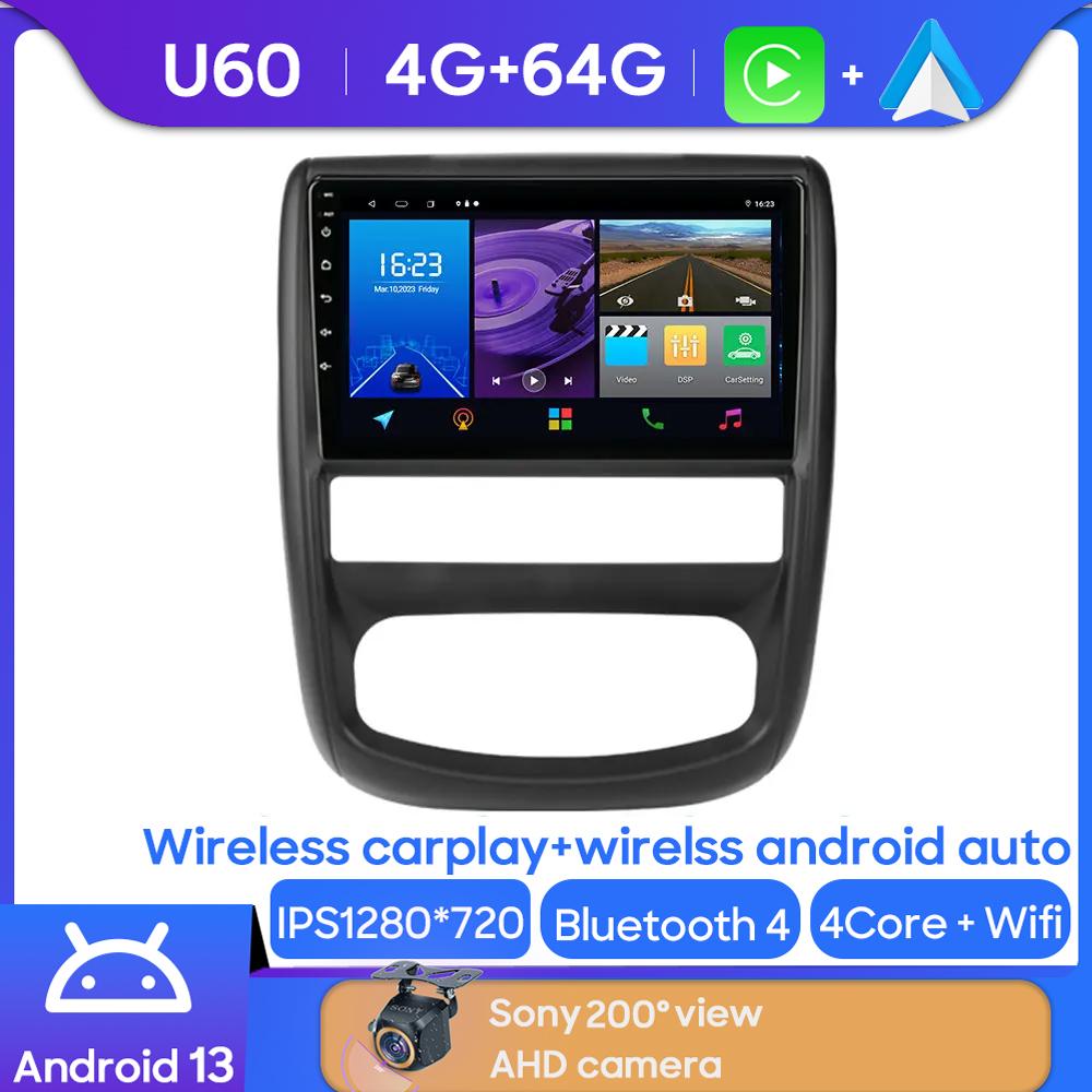 Android 14 Car Radio For Renault Duster 1 2010 - 2015 Multimedia Stereo Video Player Carplay Auto Navigation GPS 360 Camera QLED