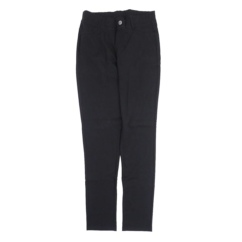 

[Gunze] leggings pants Touche skinny Cool knit denim-like full length length TZT514 ladies New model black