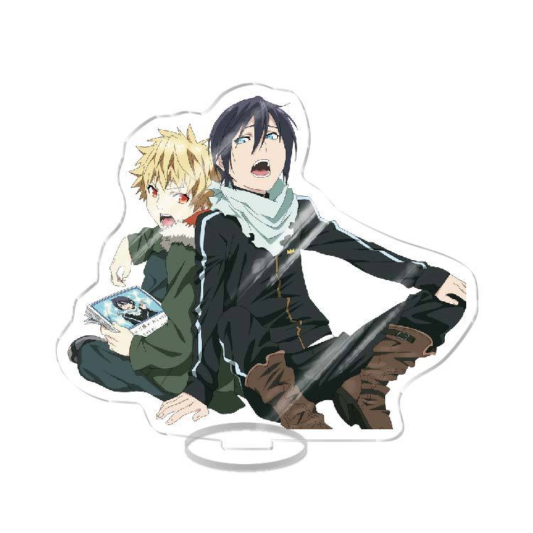 

Anime Noragami Stray God Yato Yukine Iki Hiyori Acrylic Stand Figure Model Plate Holder Cake Topper Chain 15 cm