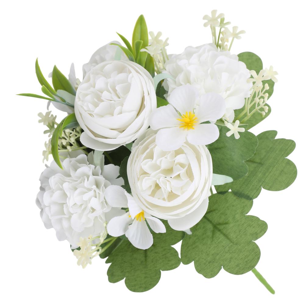For Forest-Style Artificial Peony Bouquet for Bridesmaids and Photographers Requiring Consistent Floral Appearance Events