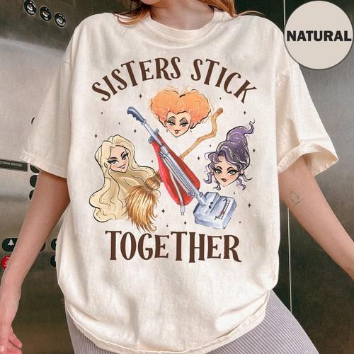 

This is just a bunch of Hocus Pocus shirts Sanderson Sisters unisex Tshirt Casual cotton allseason base layer y2k top S