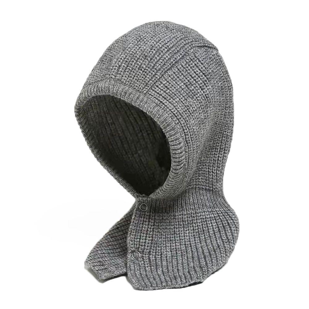 Ear Protection Scarf Outdoor Bonnet Hat Women Winter Cap Pullover Cap Beanies Hat Knitted Hats