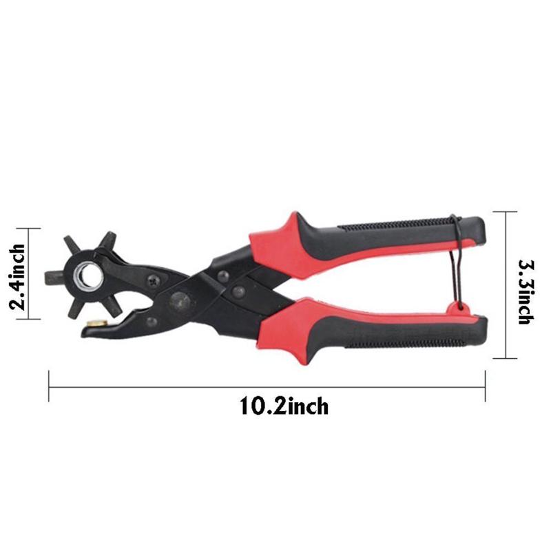 Strap Machine Bag Setter Sewing Household Leathercraft Leather Puncher Revolve Tool Punch Plier Eyelet Belt Hole Watchband