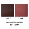 Custom PU Leather Tea Coasters with Hand-Sewn Edges and Insulation Pad, Featuring Your Enterprise Logo.