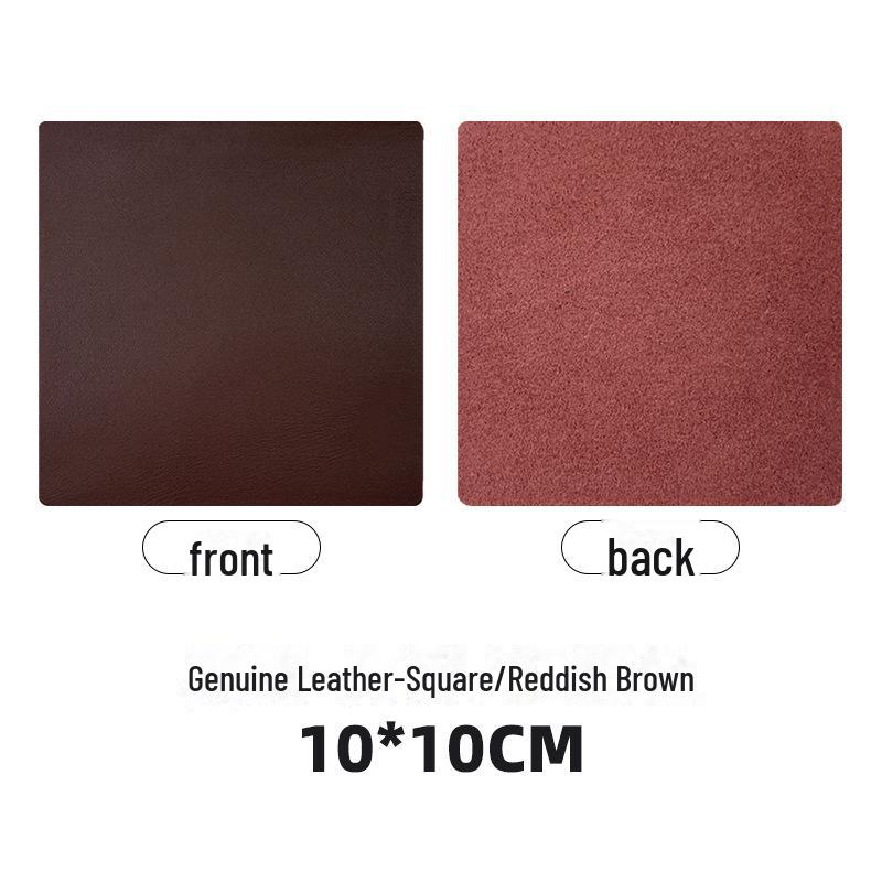 Custom PU Leather Tea Coasters with Hand-Sewn Edges and Insulation Pad, Featuring Your Enterprise Logo.