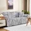 Elastic All Inclusive Printed Sofa Cover Easy To Install Sofa Protector for Living Room Anti-Wear Home Decor for All Seasons