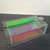 Luxury Acrylic Drawer Tissue Box Living Room Desktop Transparent Rainbow Napkin Box  Ins Style Home Creative Bathroom Storage