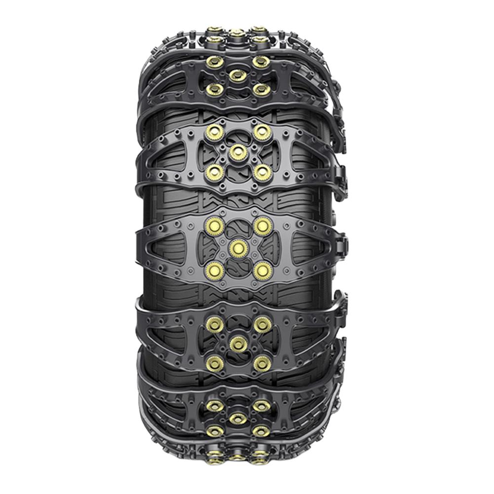 

2/4/6 шт. Зимние автомобильные цепи для колес из термополиуретана, цепи для зимних шин, стяжки для снега, грязи, аварийная противоскользящая цепь для ширины шин 165-275 мм