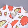 KIDDIEZOOM Summer Infant Toddler Newborn Baby Girls Lemon Printed Short Sleeve Bodysuit Casual Baby Boy Jumpsuit Clothes