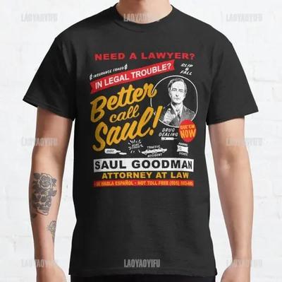 Camiseta Better Call Saul para Hombre Camiseta Novedad Hamlin Hamlin y Mcgill Drama Goodman Serie de TV Legal Camisetas Venta al por Mayor#Color(6)