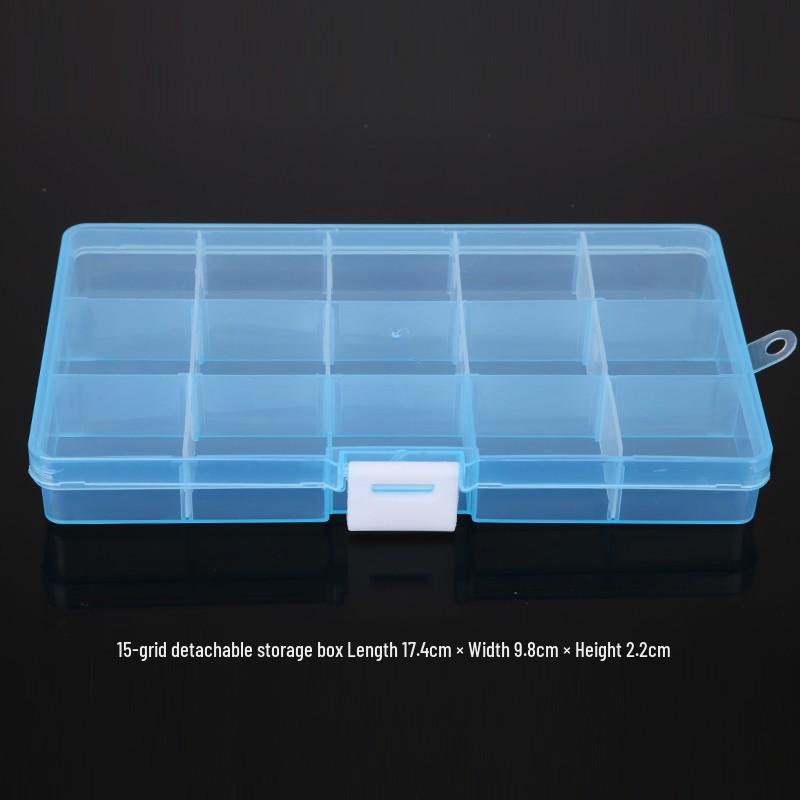 Multi-Size Transparent DIY Jewelry Storage Box Set