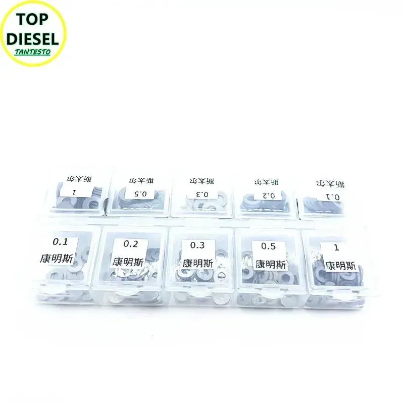 500PCS 3X7.2/4X9mm  Diesel Fuel Injector Pump Nozzle Seal Washer Aluminium Rings Repair Kits for AOWEI STR CUMMINS BOSCH