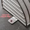 SUS304 Anti-Clogging Mesh Grate Gutter Drain Cover Wall Mount for Home Patio Roof Rain Gutter Drainage