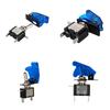 Auto Car Boat Illuminated Led Toggle Switch With Safety Aircraft Flip Up Cover Guard Blue Cover for Racing Automotive