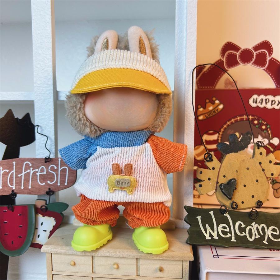 Nadaje się tylko dla 17cm Labubu Cloth, lalek winylowych, pluszaków i innych ubrań do noszenia