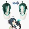 Transform Into Genshin Impact's Xiao With This High-quality Cosplay Wig Inky Blue Gradient 40cm Length